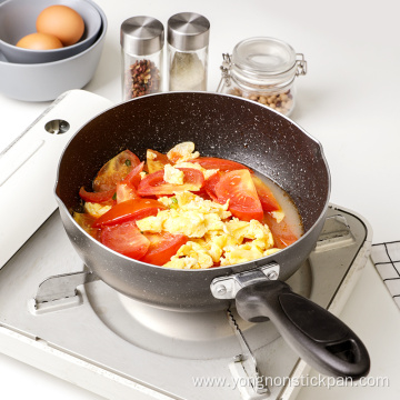 24cm black Wok Pan with Lid